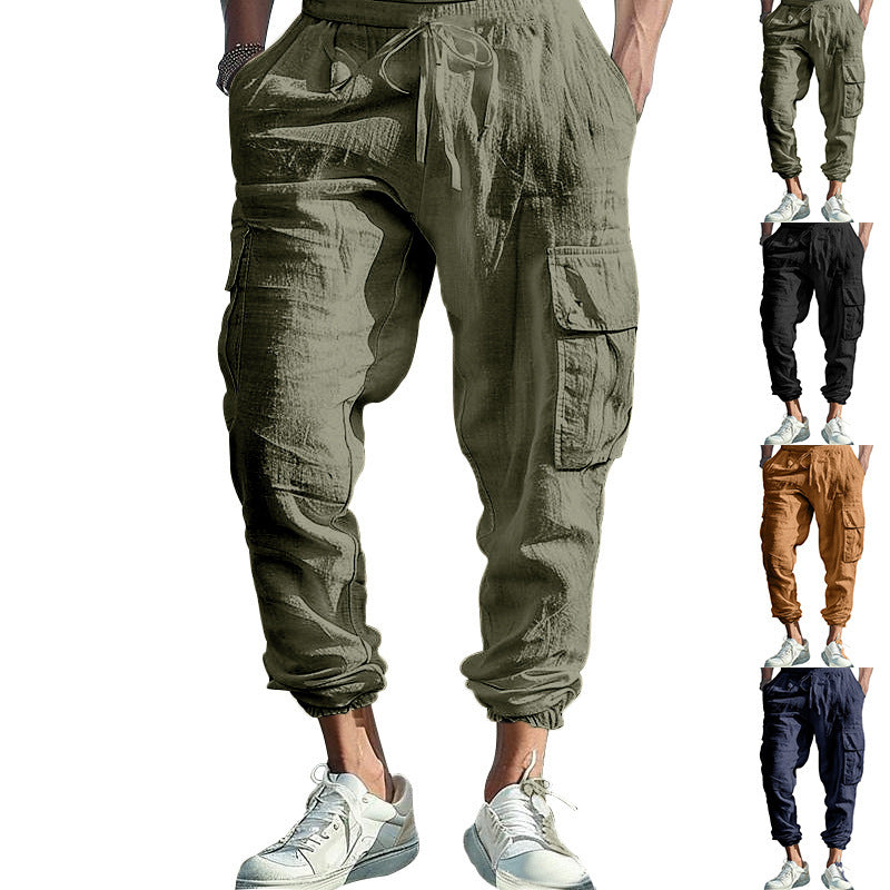 Men's Cargo Jogging Pants with Practical Pockets Skorter