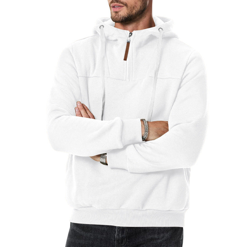 Men's stylish hoodie with innovative zipper and practical drawstrings Skorter