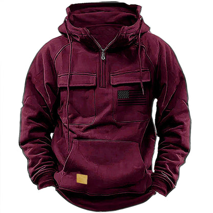 Men's practical hoodies with numerous pockets Skorter