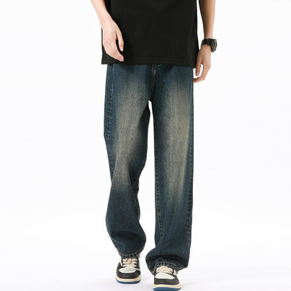 Men's wide jeans with a casual cut Skorter