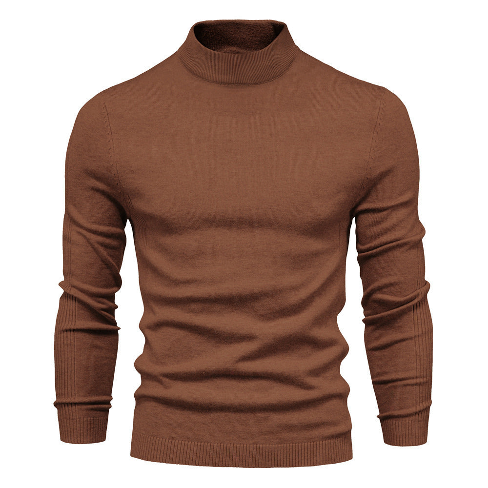 Men's stylish turtleneck sweater made of soft merino wool Skorter