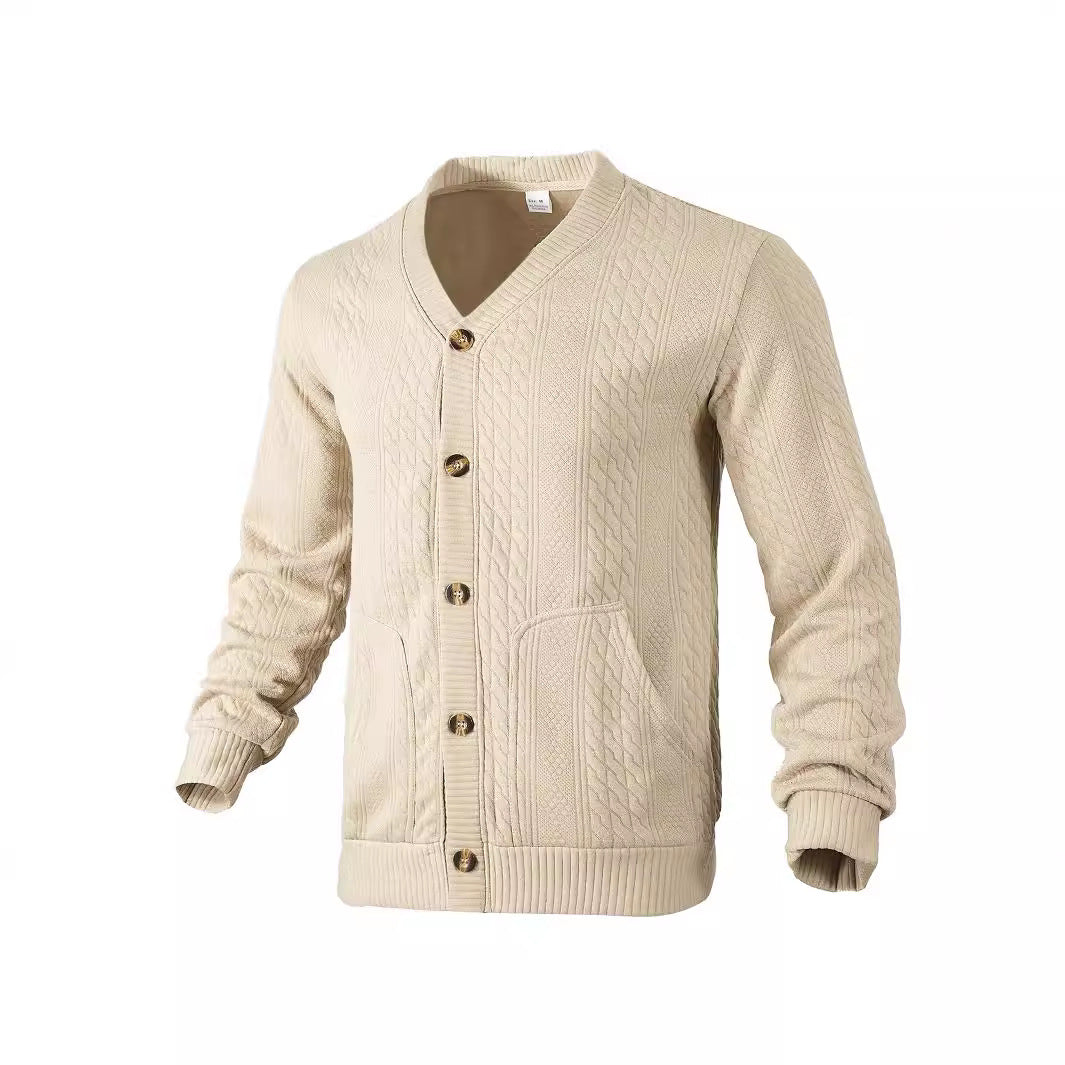 Herrkofta med kreativt kabelmönster Skorter