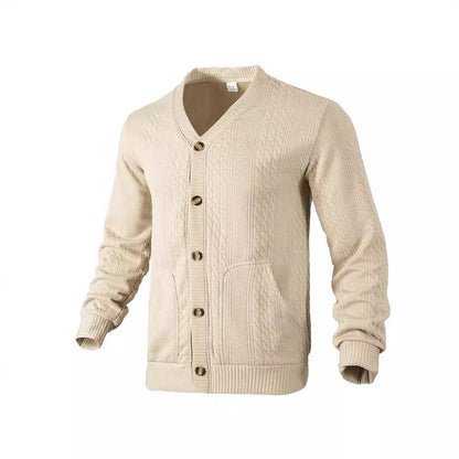 Herrkofta med kreativt kabelmönster Skorter