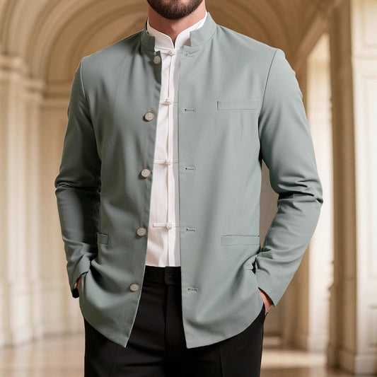 Men's stylish stand-collar blazer Skorter