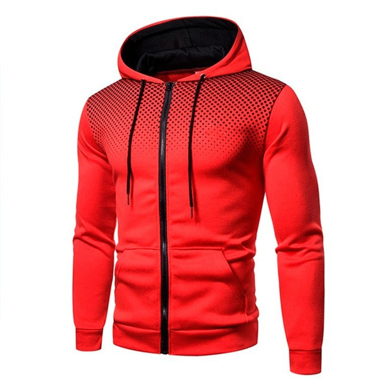 Men's stylish zip hoodie with breathable inserts Skorter
