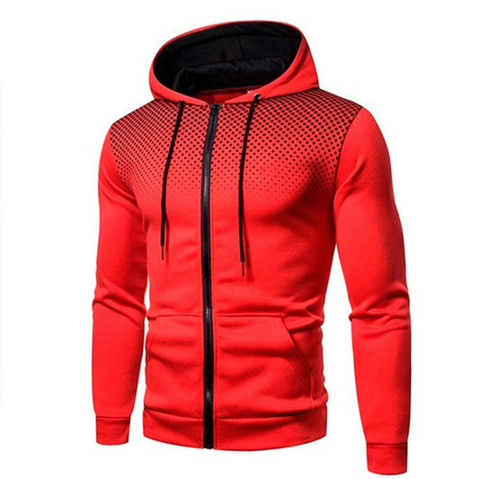 Men's stylish zip hoodie with breathable inserts Skorter