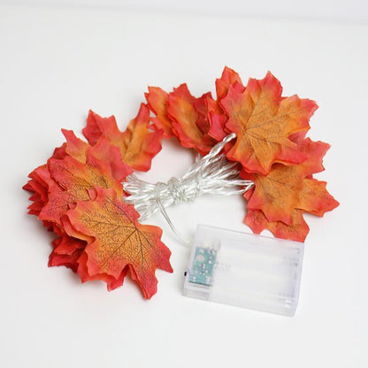 Skorter | Maple Leaf Pumpkin LED Lights Festival Party Decoration Battery String Lights