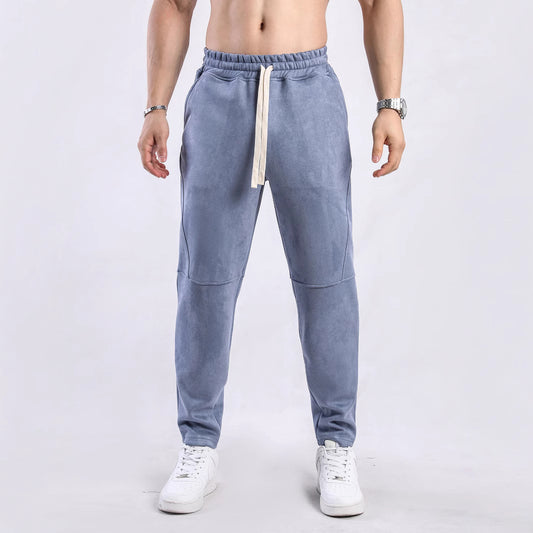 Men's sporty leisure pants with soft inner lining and practical pockets Skorter