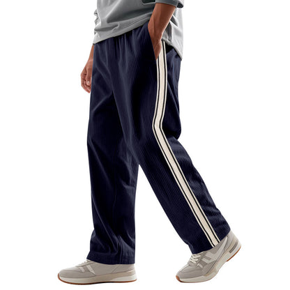 Men's sporty leisure pants with breathable inserts and comfortable drawstring Skorter