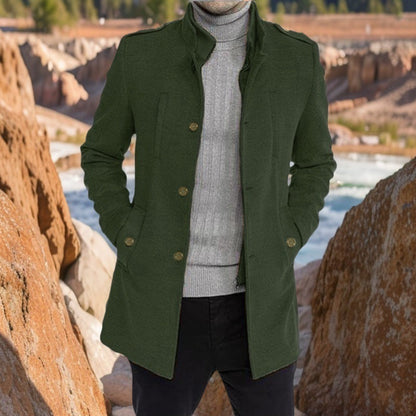 Men's stylish overcoat with practical pockets Skorter