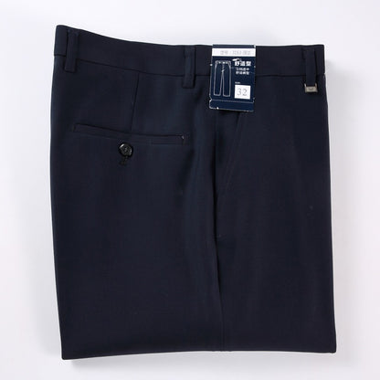 Men's elegant suit trousers with fine textured design Skorter