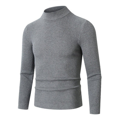 Men's turtleneck sweater made of high-quality ribbed structure Skorter