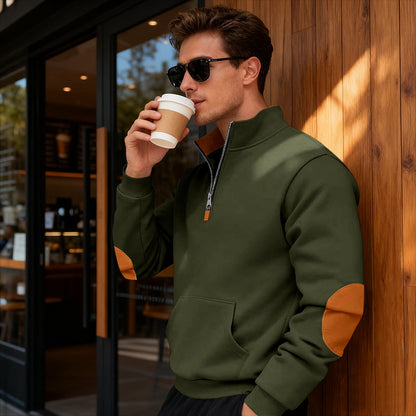 Men's stylish hoodie with zipper and practical pockets Skorter