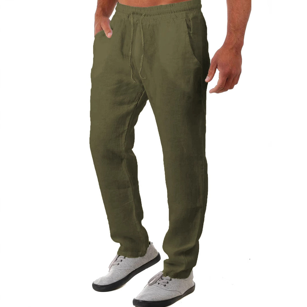 Men's Airy Linen Pants Skorter