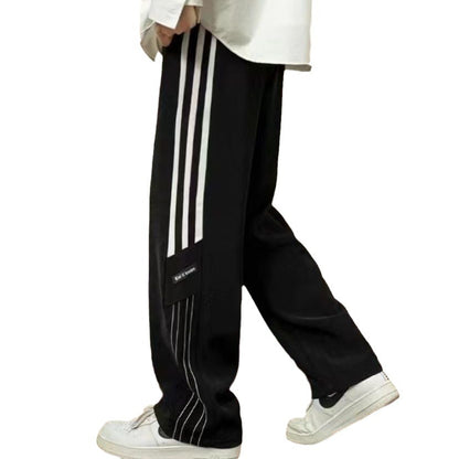 Men's sporty casual pants with modern side details Skorter