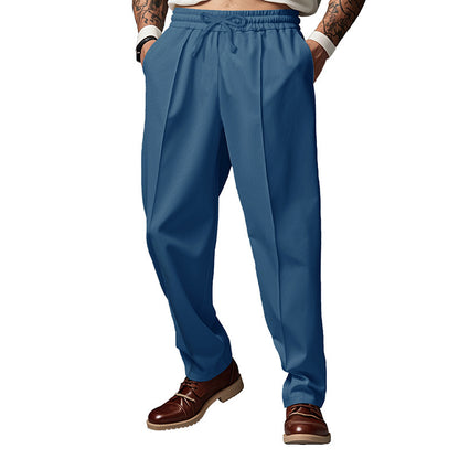 Men's Sporty Jogging Pants with Flexible Waistband and Side Pockets Skorter