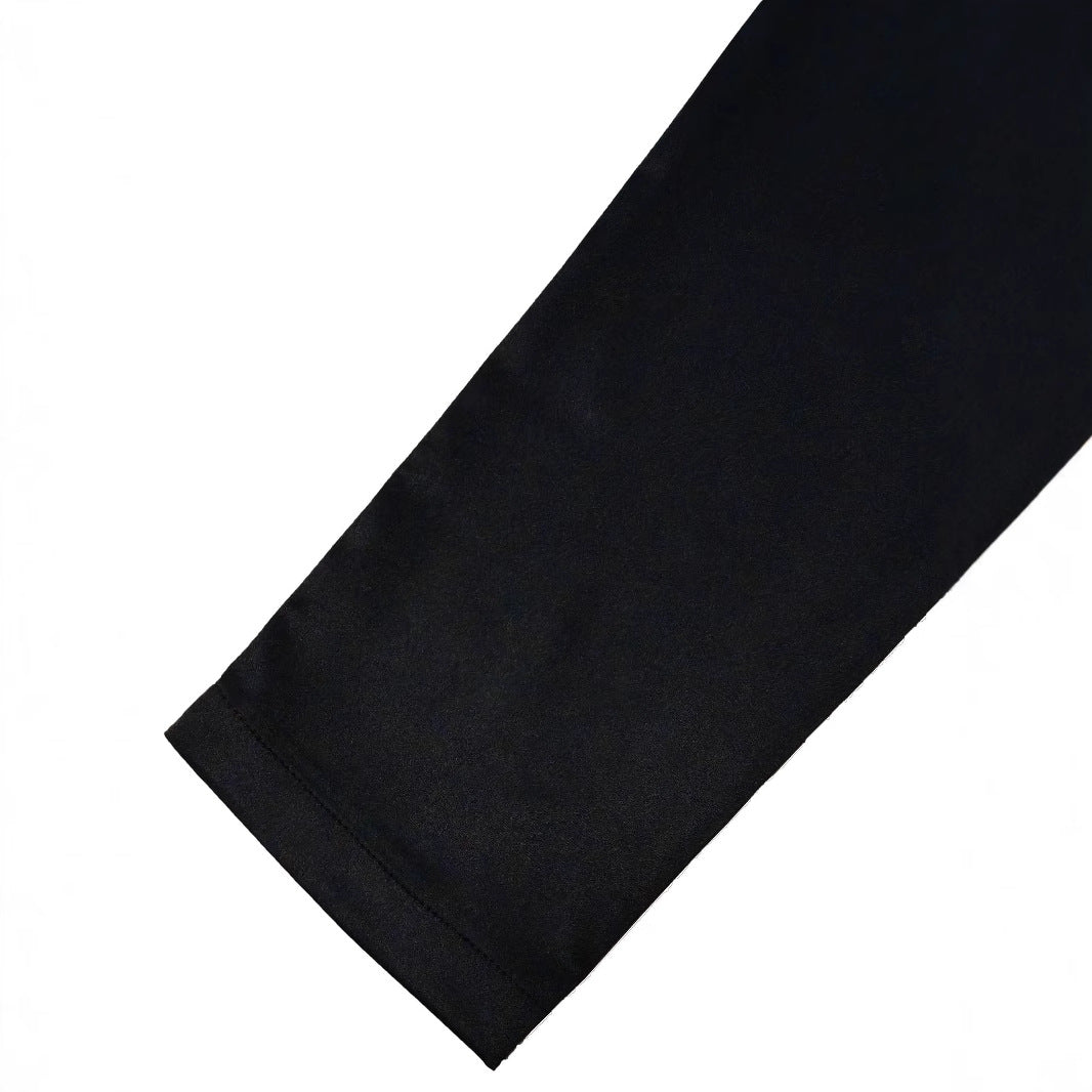 Men's Kurta with a Rising Collar and Decorative Wooden Buttons Skorter