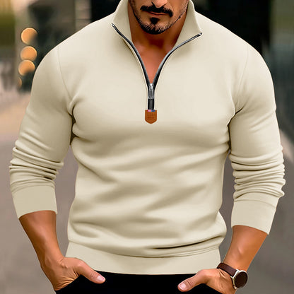 Men's sweatshirt with modern zipper Skorter