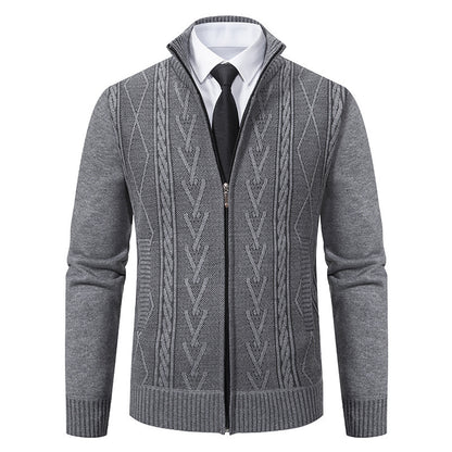 Men's cardigan with structured weave Skorter