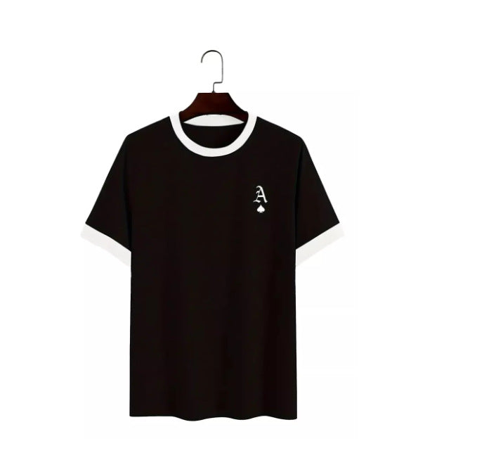 Men's T-shirt with modern design and contrasting collar Skorter
