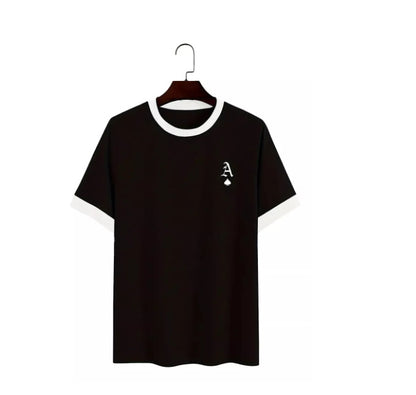 Men's T-shirt with modern design and contrasting collar Skorter