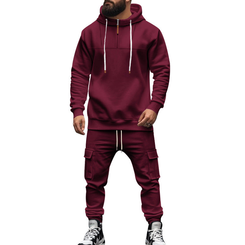 Men's sporty tracksuit with modern zipper and practical pockets Skorter