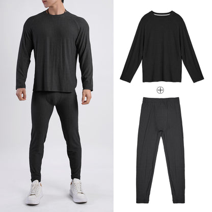 Men's thermal set with innovative heat insulation and moisture-wicking properties Skorter