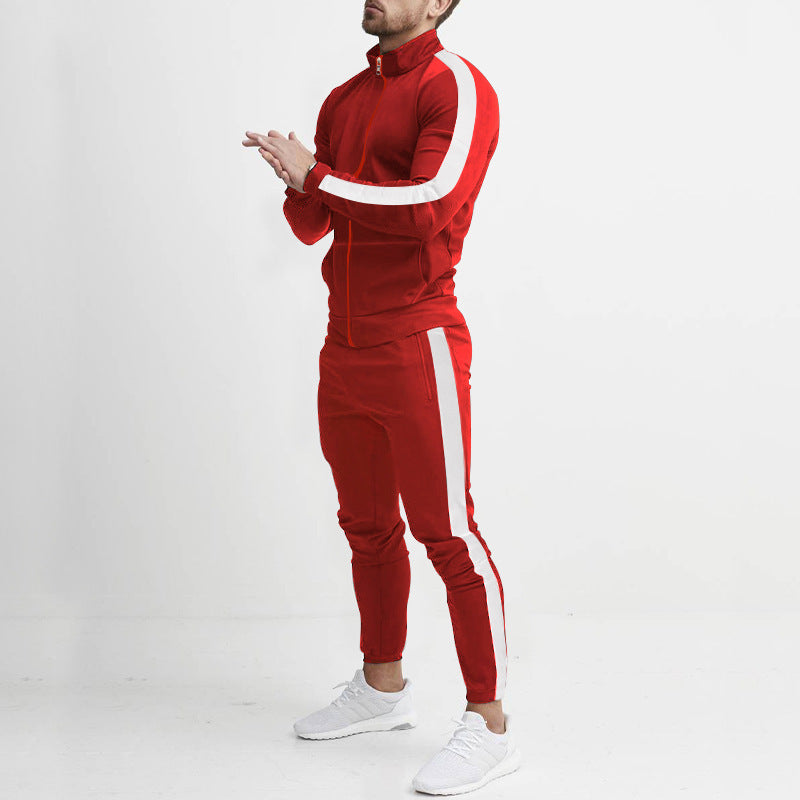 Men's tracksuit with high collar and modern cut Skorter
