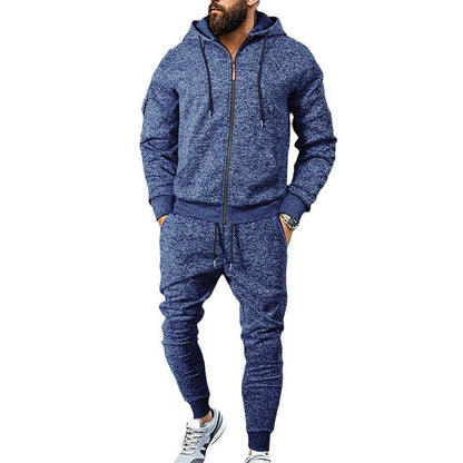 Men's stylish tracksuit set with hoodie and jogging pants Skorter