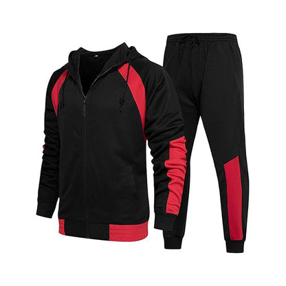 Men's sporty tracksuit with high collar and practical pockets Skorter