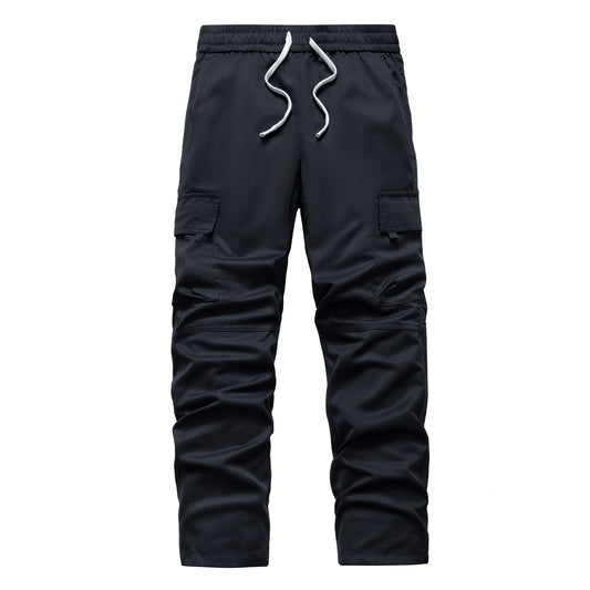 Men's Cargo Pants with Adjustable Waistband and Versatile Pockets Skorter