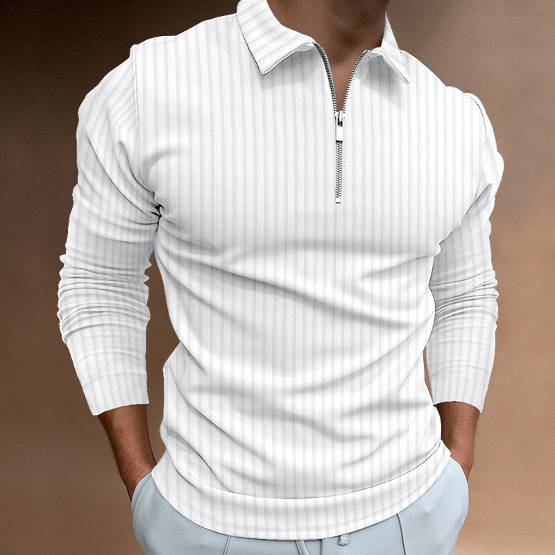 Men's stylish polo shirt with zipper Skorter