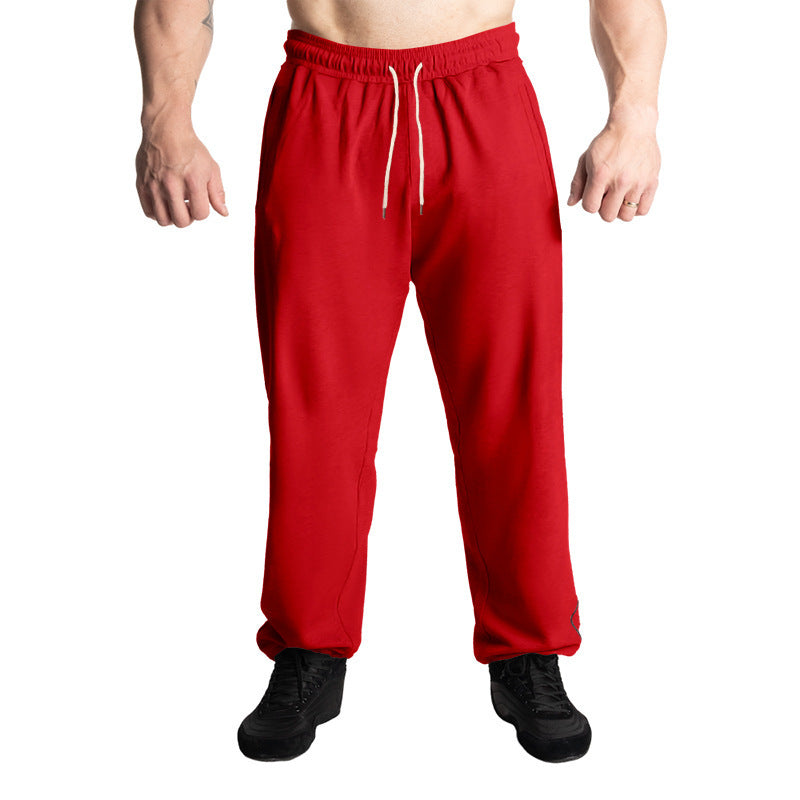 Men's sporty jogging pants with adjustable waistband and side pockets Skorter