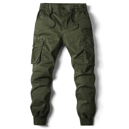 Men's Cargo Jogging Pants with Adjustable Waist and Practical Pockets Skorter