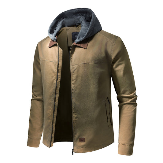 Men's utility jacket with detachable hoodie Skorter