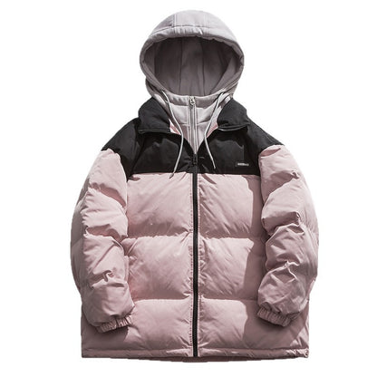 Men's winter jacket with detachable hood and heat-insulating lining Skorter