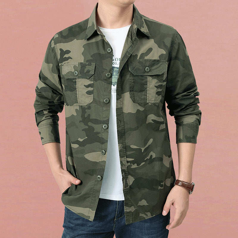 Kamouflageskjorta för herr Skorter