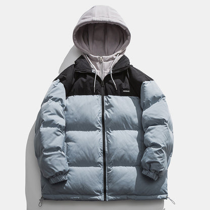 Men's winter jacket with detachable hood and heat-insulating lining Skorter