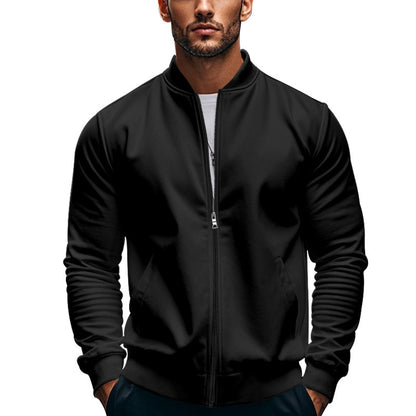 Men's sporty bomber jacket with high collar and practical pockets Skorter