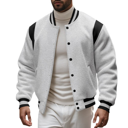 Men's stylish sweatshirt jacket in sports look Skorter