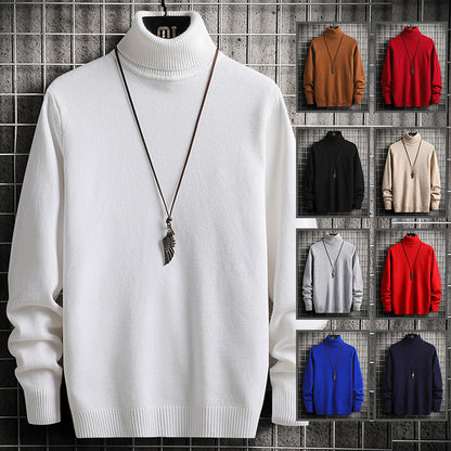 Men's stylish turtleneck sweater made of high-quality cotton Skorter