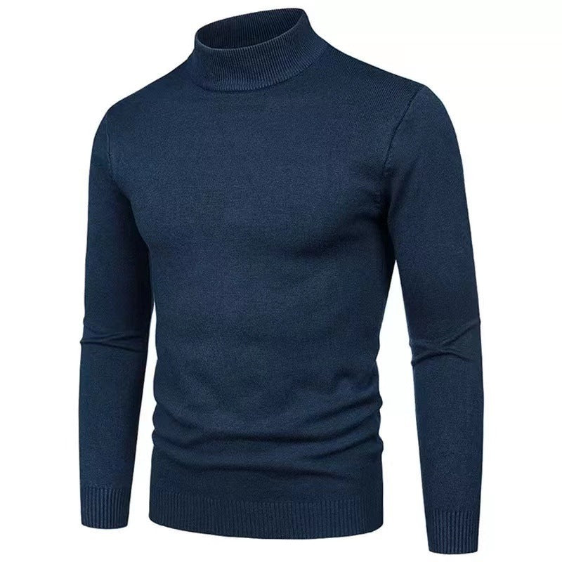 Men's turtleneck sweater made of high-quality knit material Skorter
