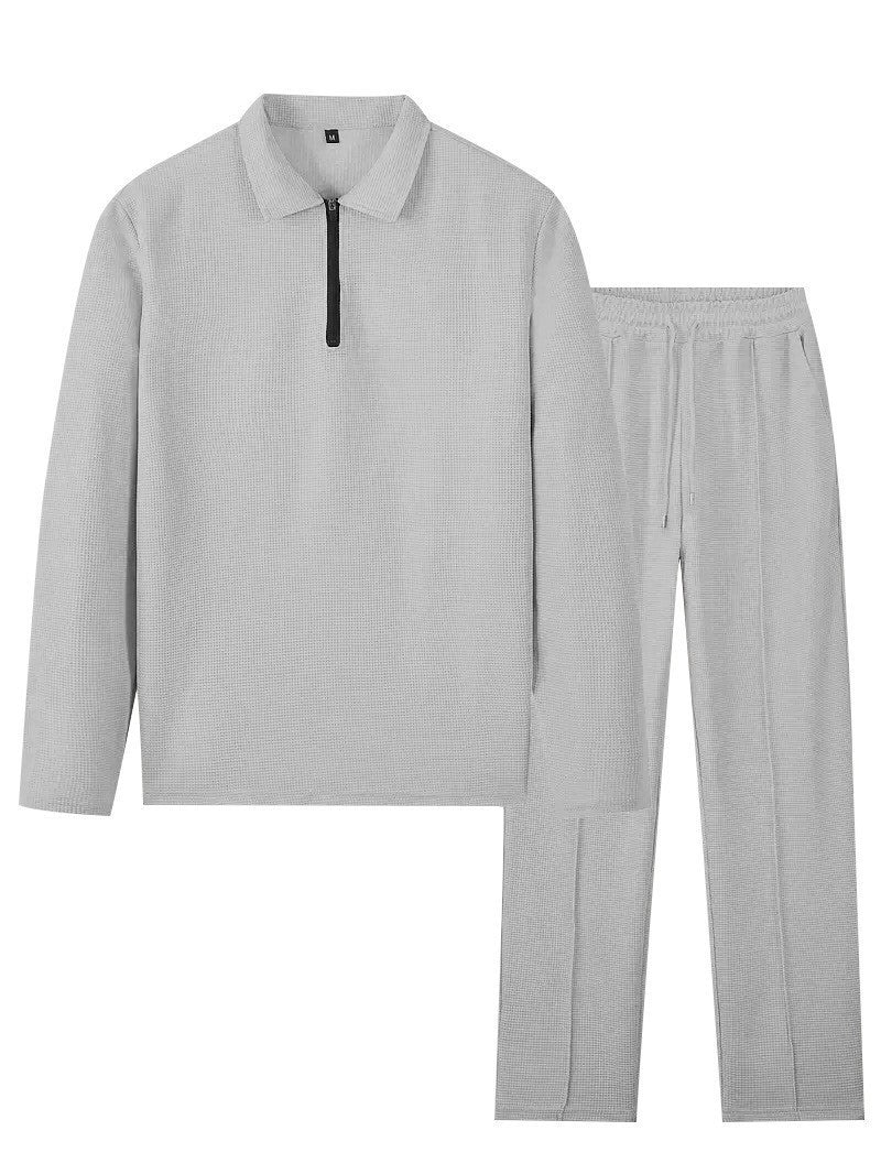 Men's sporty polo shirt and jogging pants set Skorter