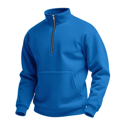 Men's fleece pullover with convertible collar Skorter