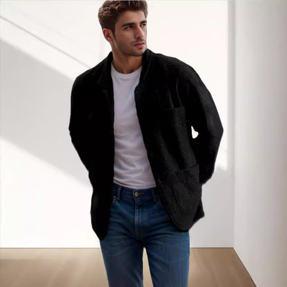 Men's transitional jacket made of high-quality material with a stylish collar and practical pockets Skorter