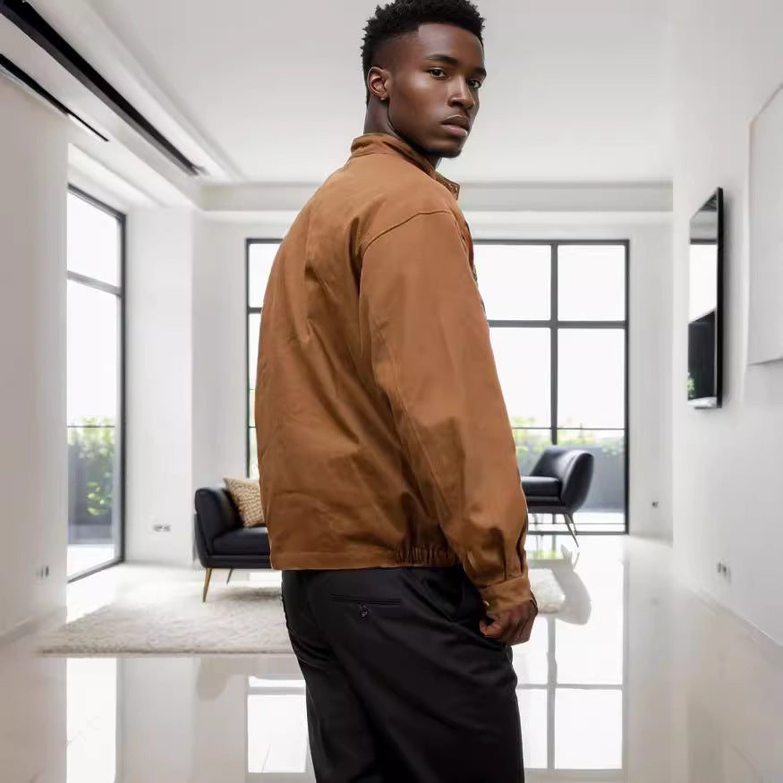 Men's versatile bomber jacket with practical pockets Skorter