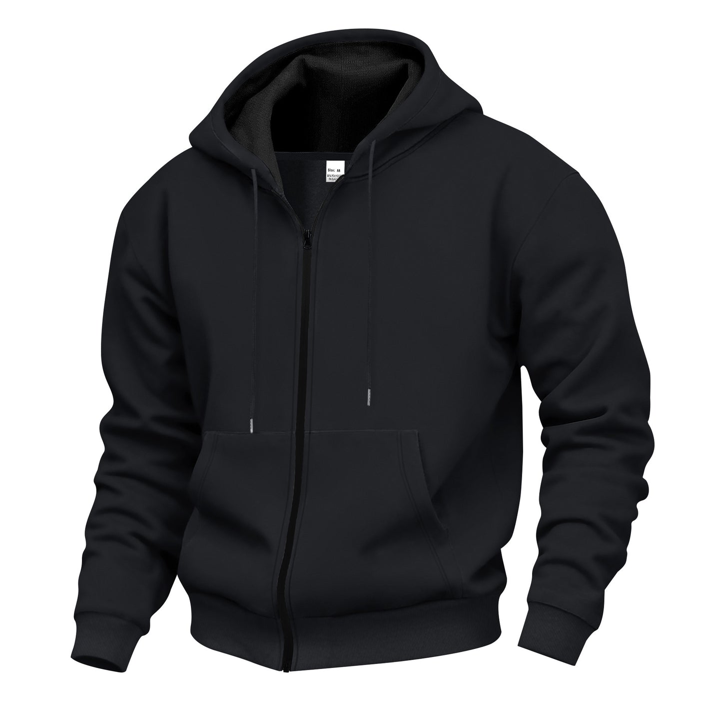 Men's Premium Hooded Jacket with Full Zipper and Soft Fleece Lining Skorter
