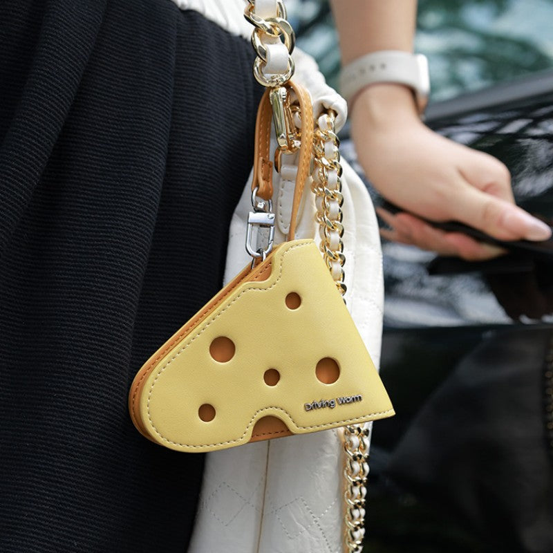 Skorter | Cute Cheese Keychain Pouch