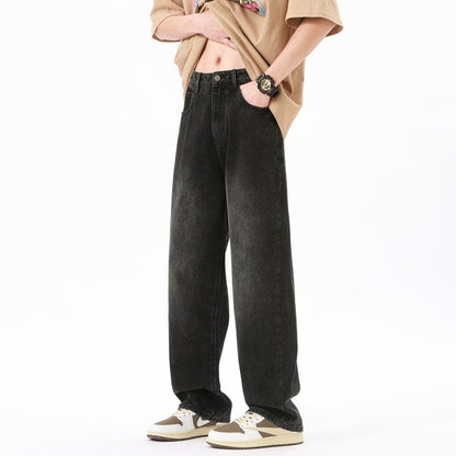 Men's wide jeans with a casual cut Skorter