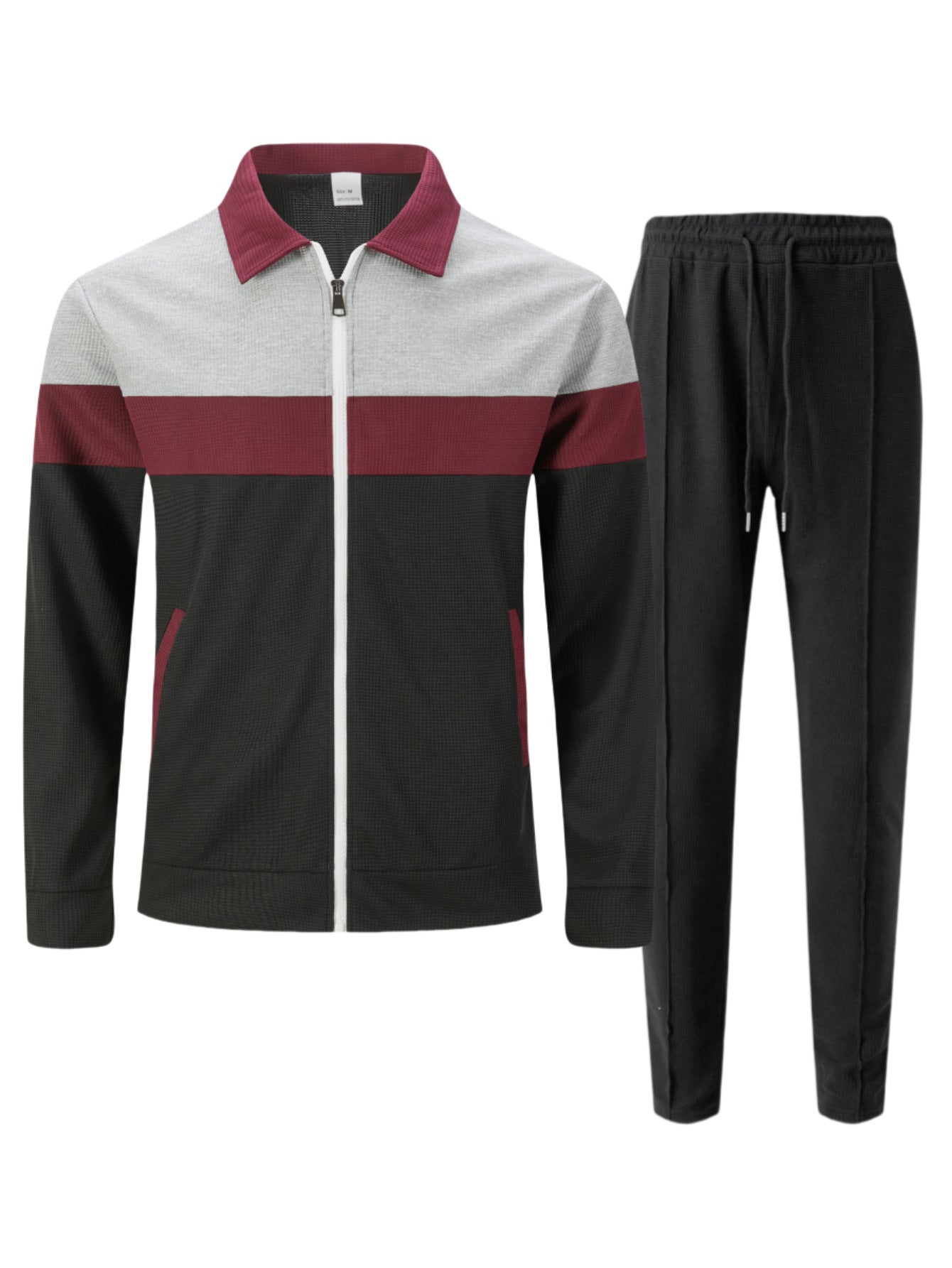 Men's sporty tracksuit set with breathable material and functional pockets Skorter